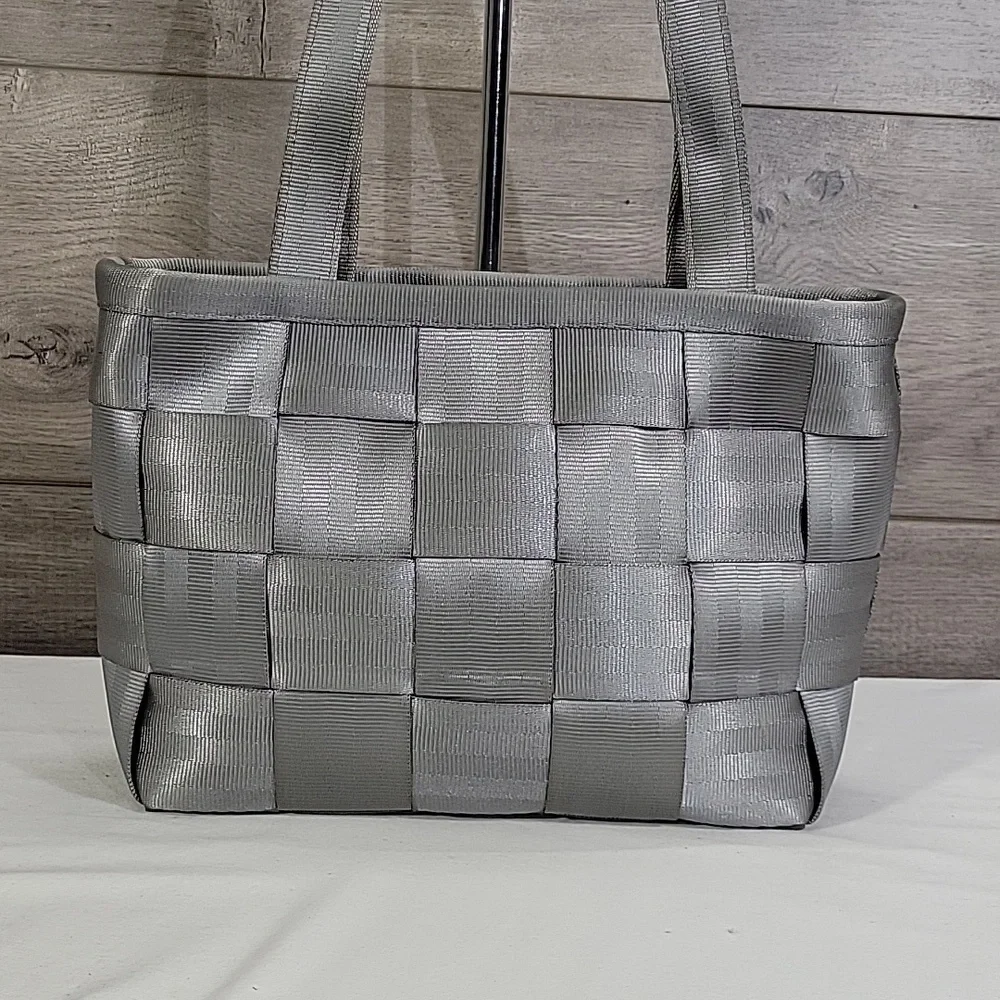 Harvery's Silver Seatbelt Bag